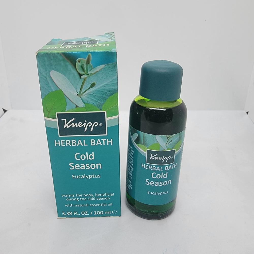 Kneipp/Herbal Bath Cold Season Eucalyptus - Green/100ml/3.38 Fl.oz/NWB